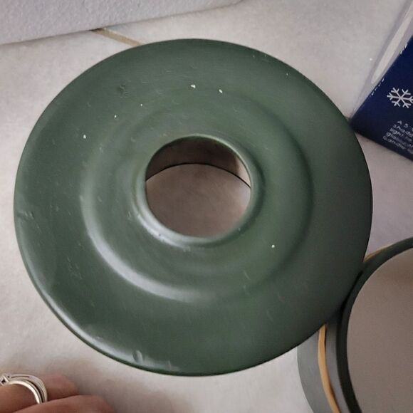 Amy's Loft 5" Stoneware Snowman Winter Candle Lamp w/ Yankee Candle - Picture 4 of 12